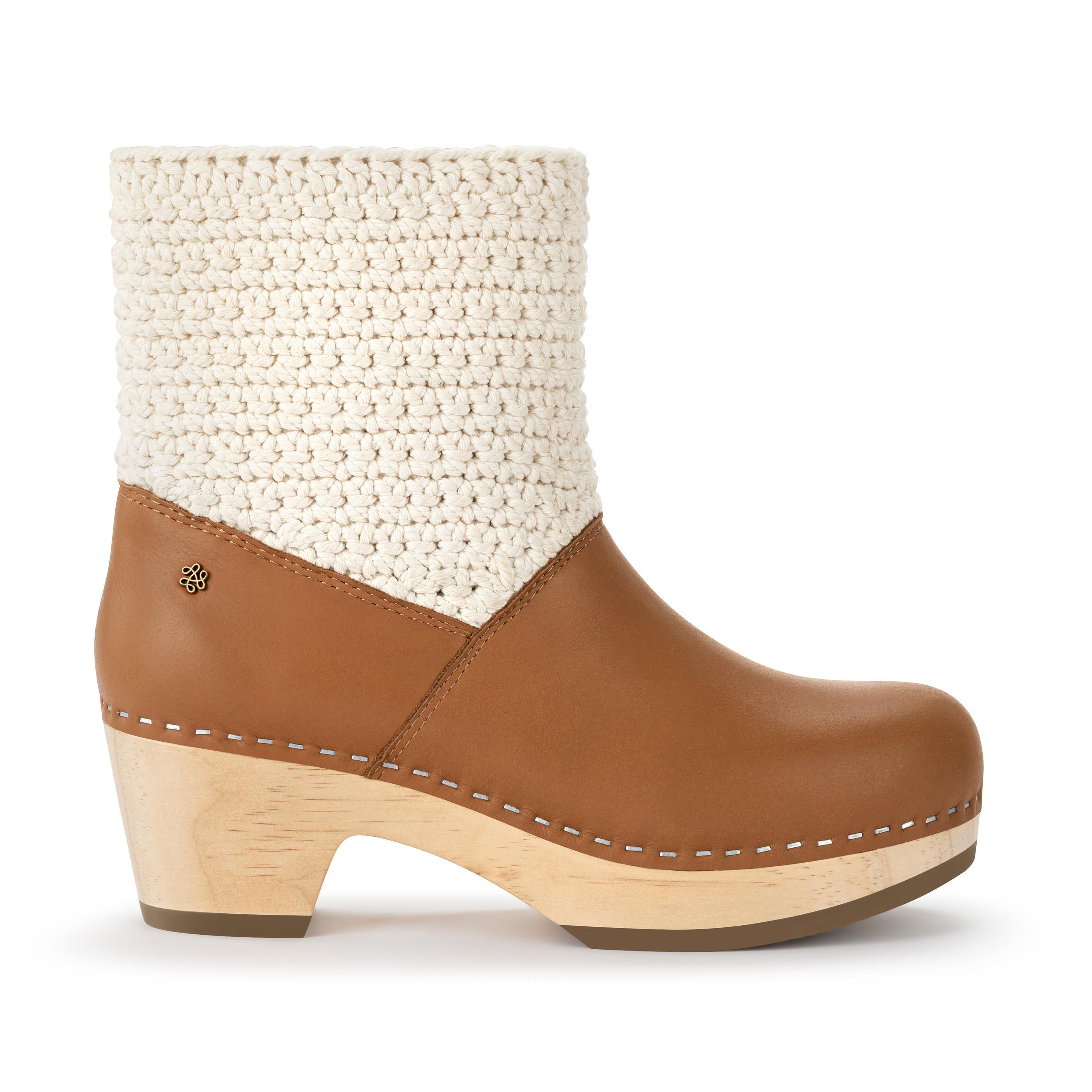 Paloma Clog Boot - Leather - Tobacco