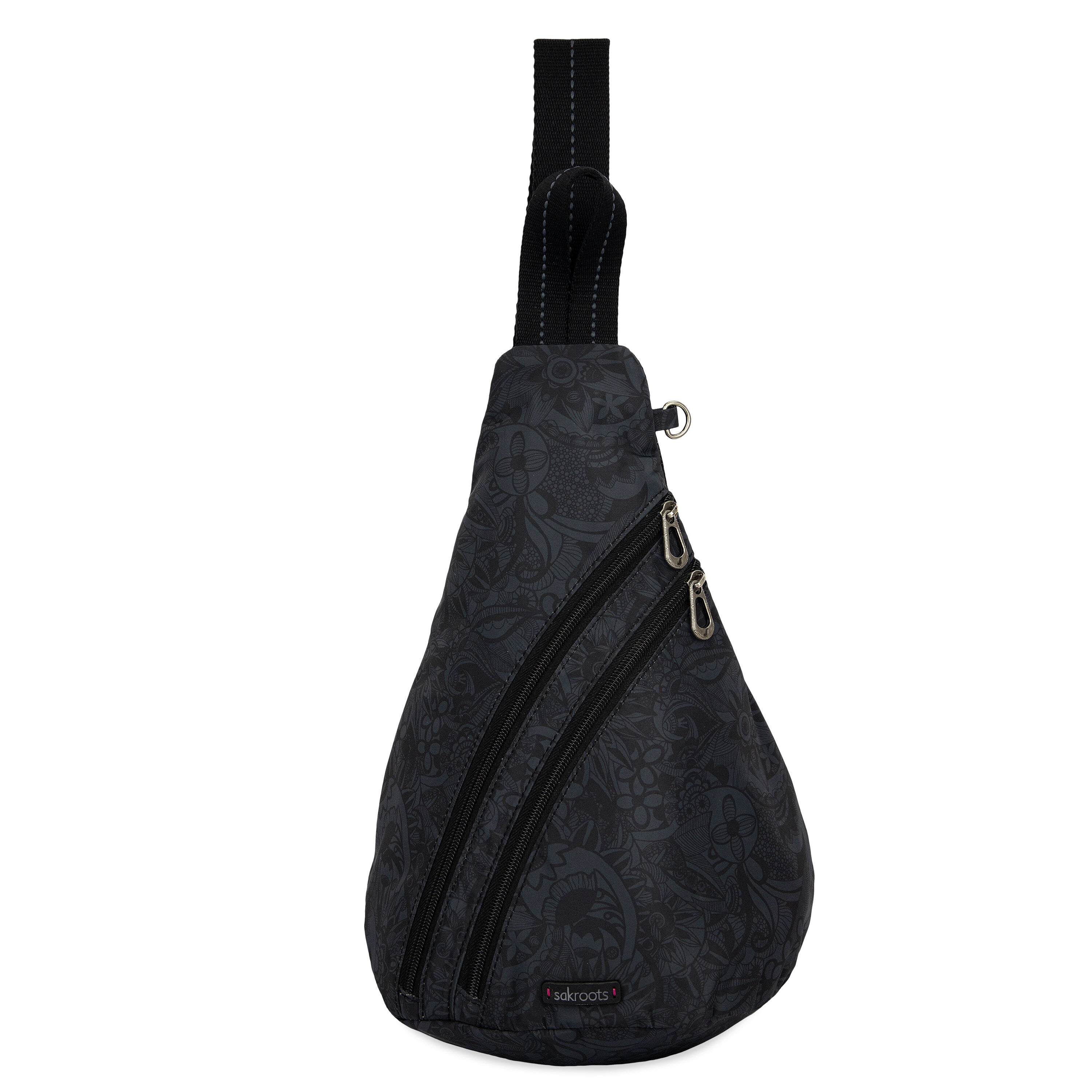 On The Go Sling Backpack - EcoTwill - Black Spirit Desert