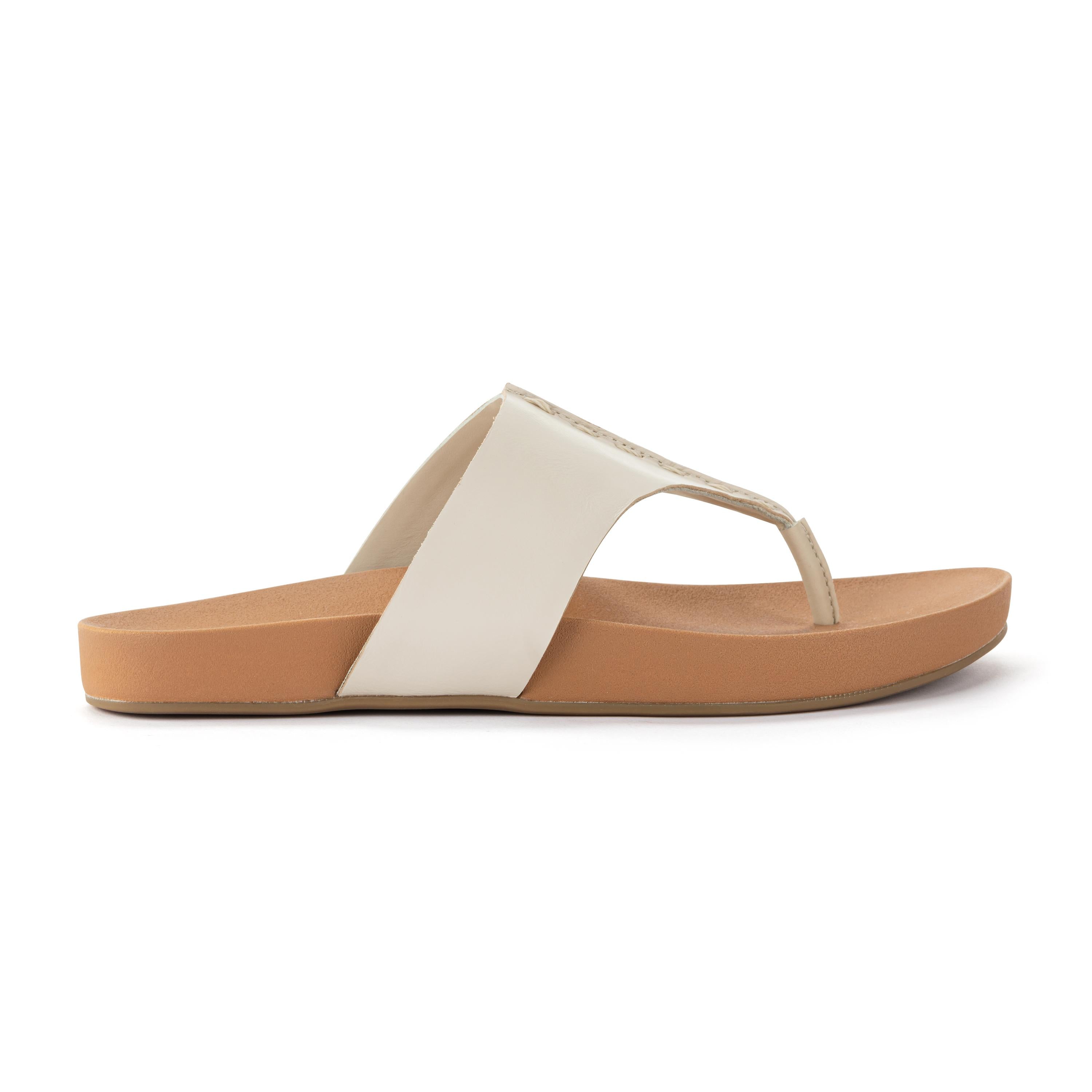Everly Sandal - Leather - Stone
