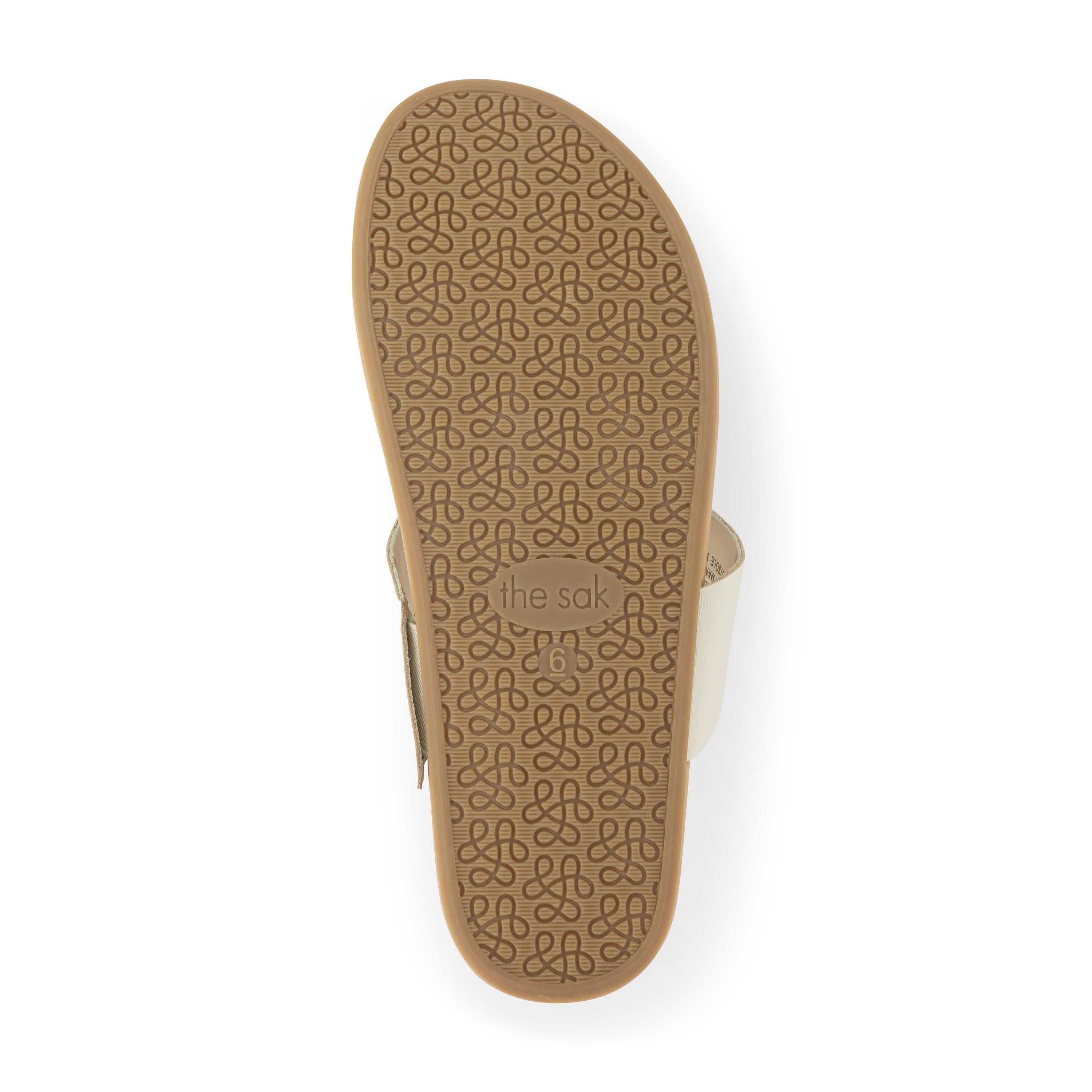 Everly Sandal - Leather - Stone
