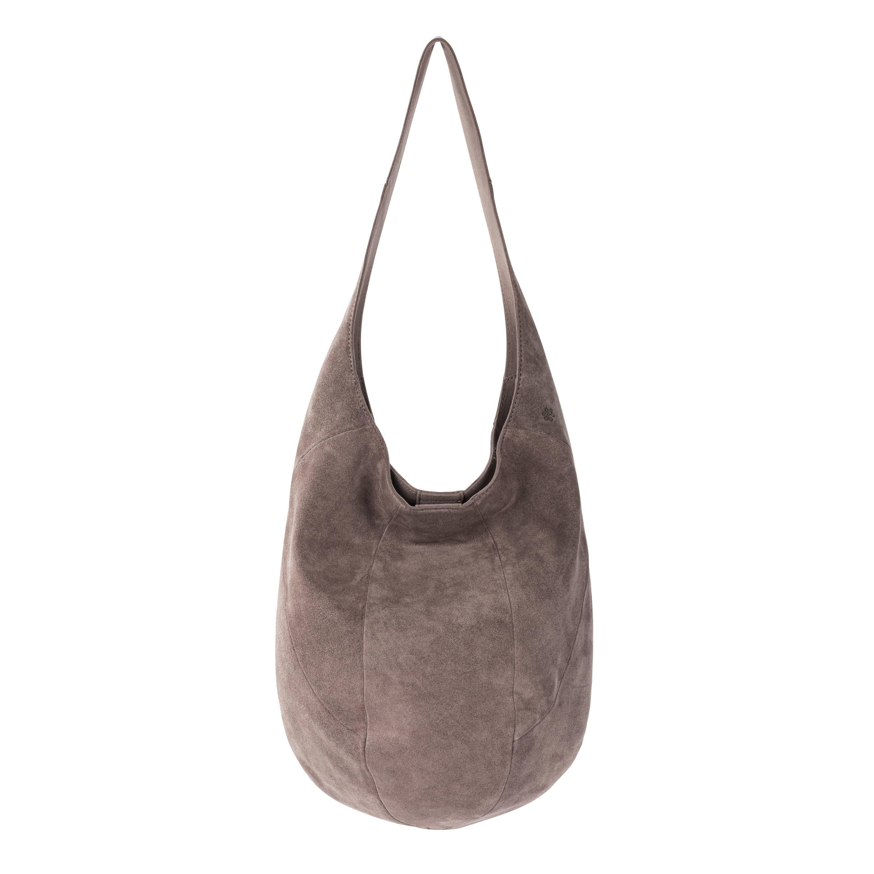 120 Hobo - Leather - Mushroom Suede