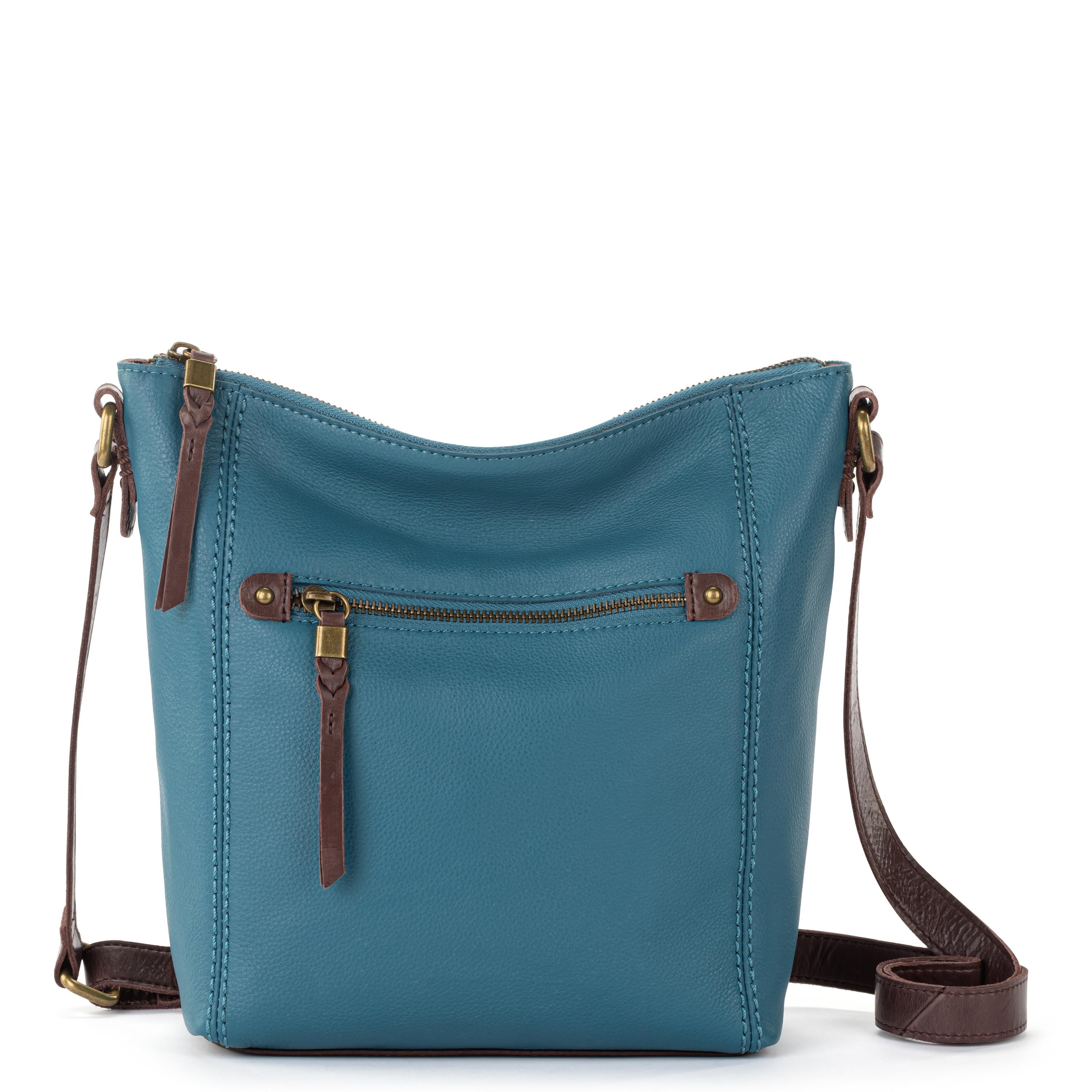 Ashland Crossbody - Leather - Lagoon