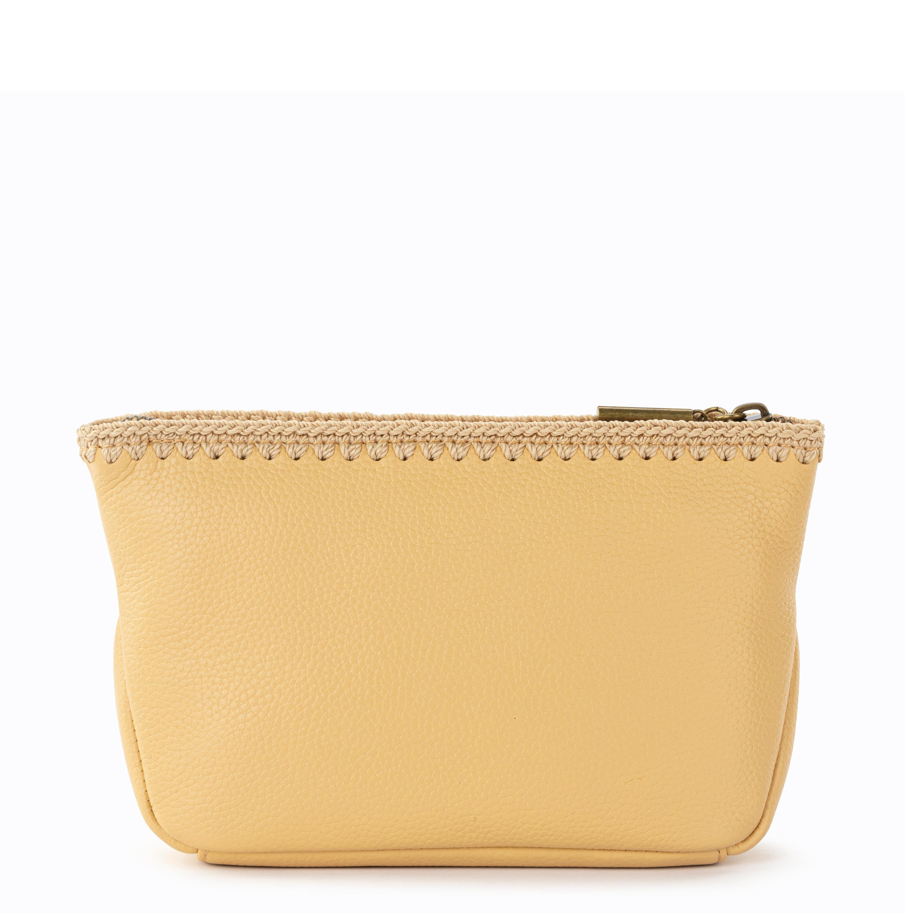 Essential Pouch - Leather - Buttercup