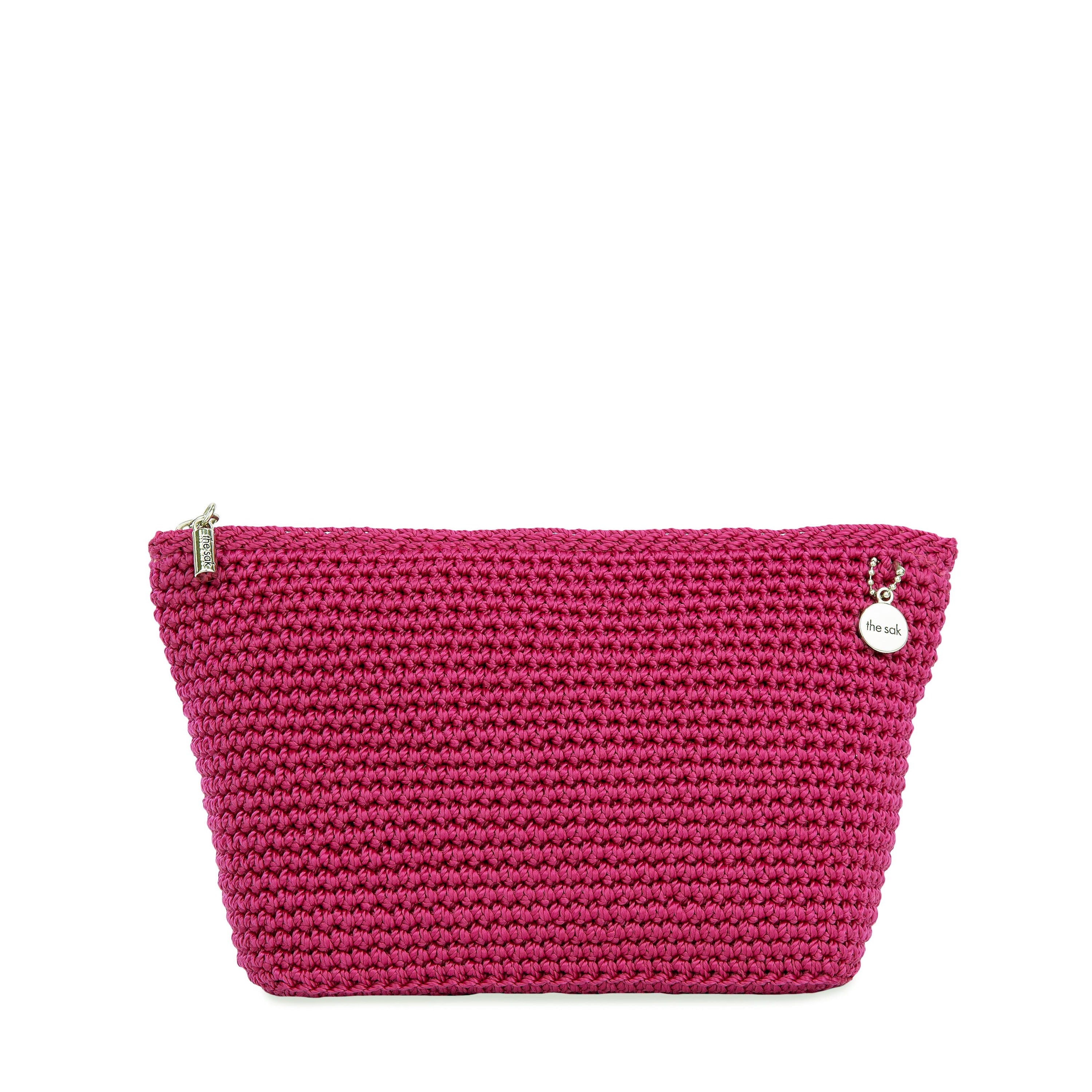 Essential Pouch - Hand Crochet - Pinkberry