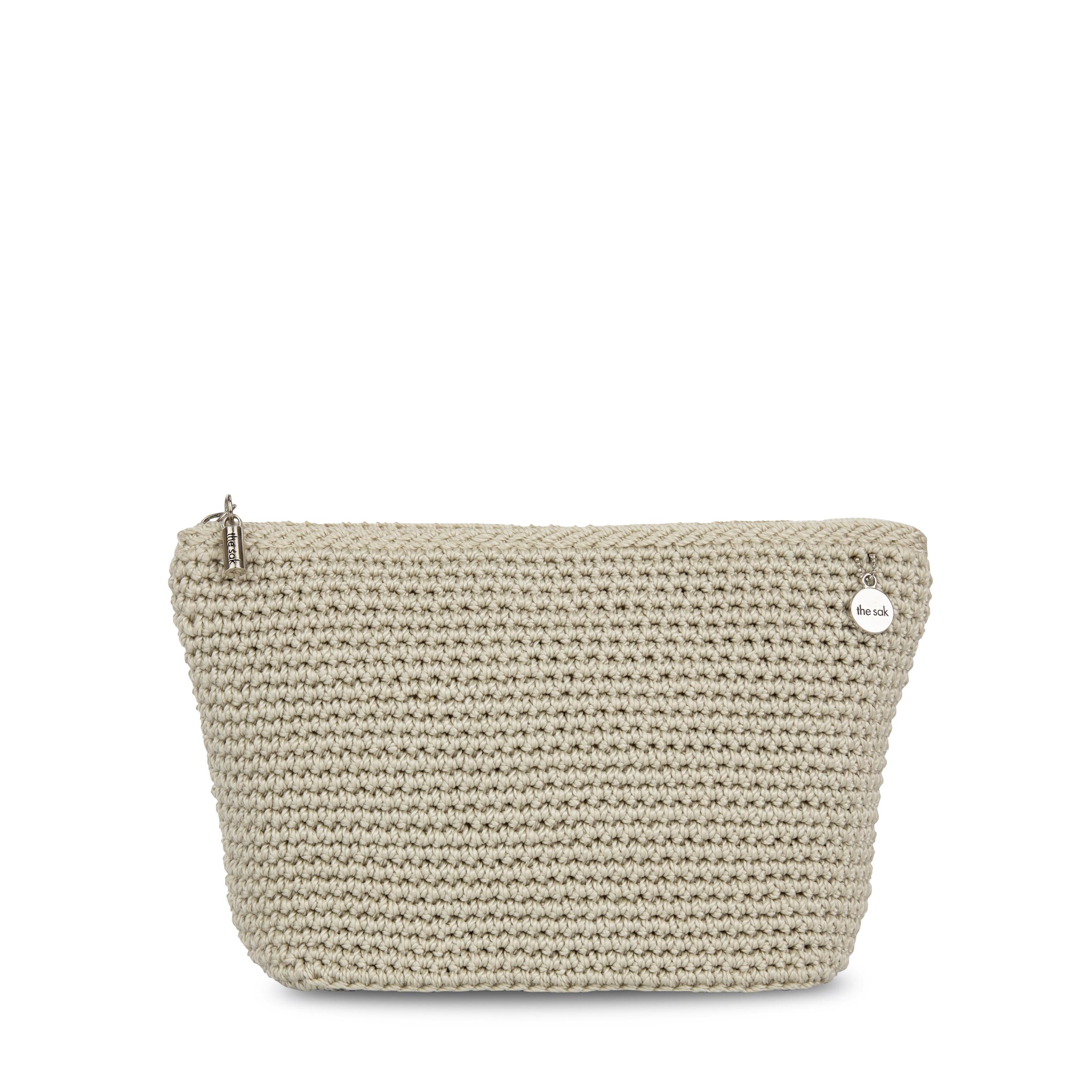 Essential Pouch - Hand Crochet - Natural