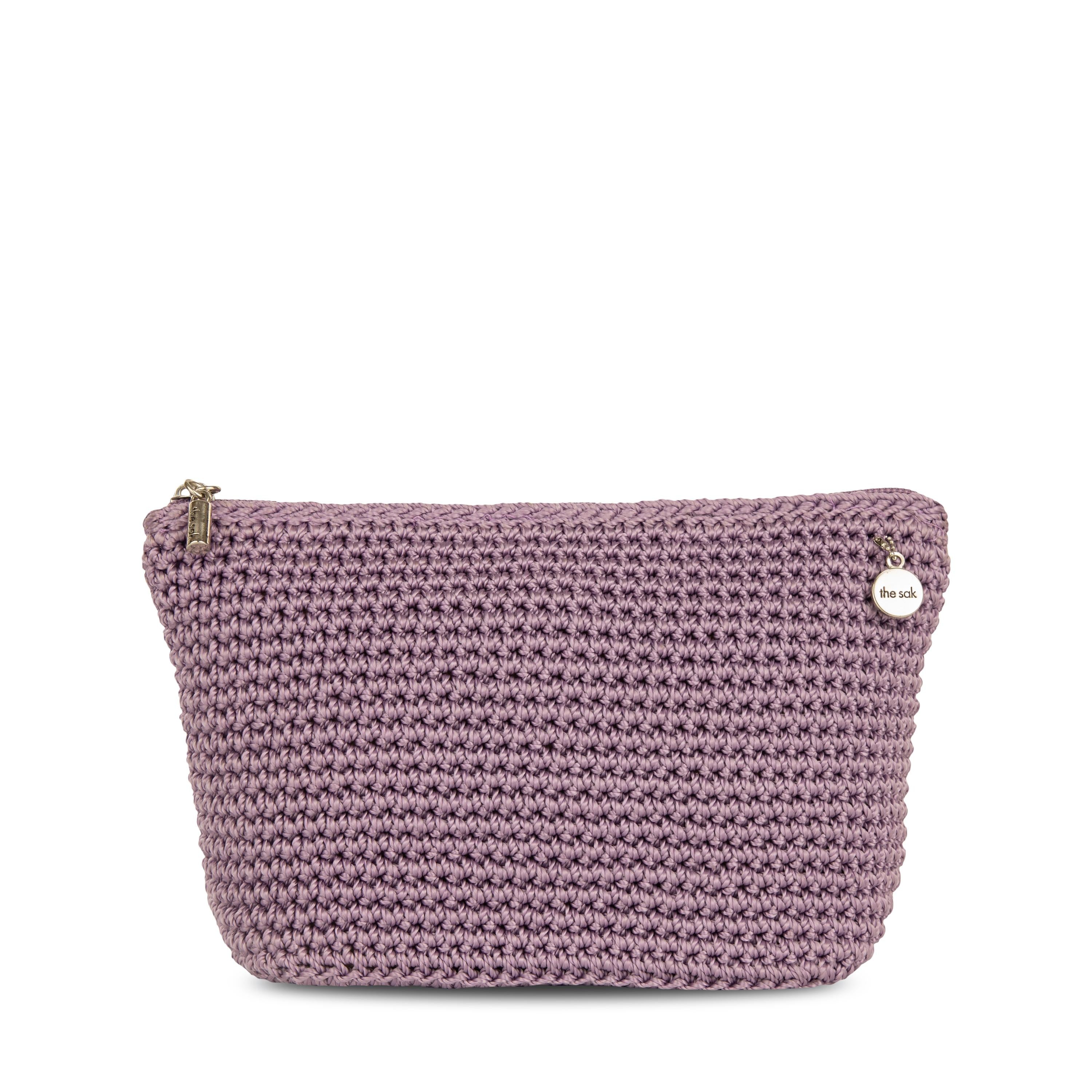 Essential Pouch - Hand Crochet - Heather