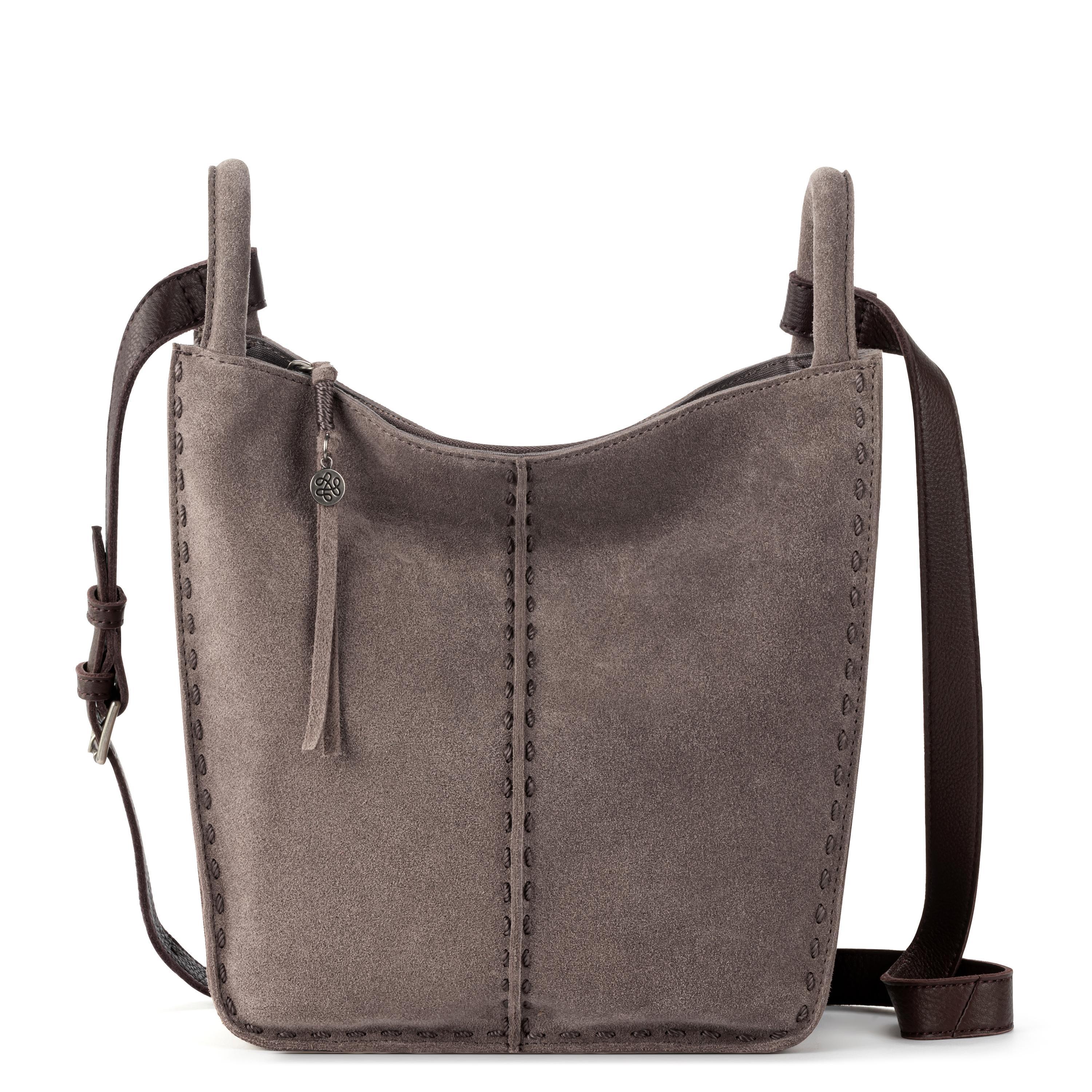 Los Feliz Crossbody - Leather - Mushroom Suede