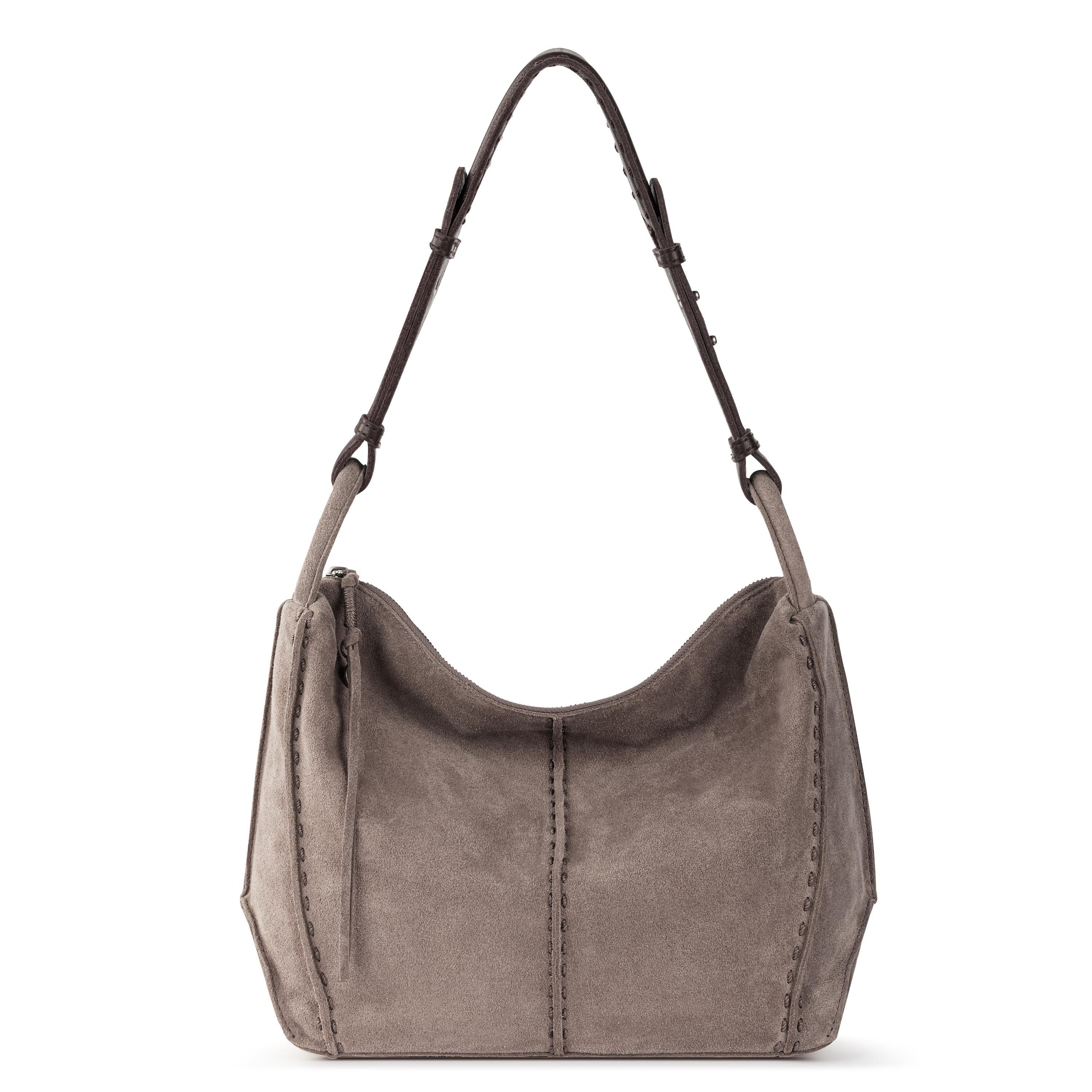 Los Feliz Hobo - Leather - Mushroom Suede