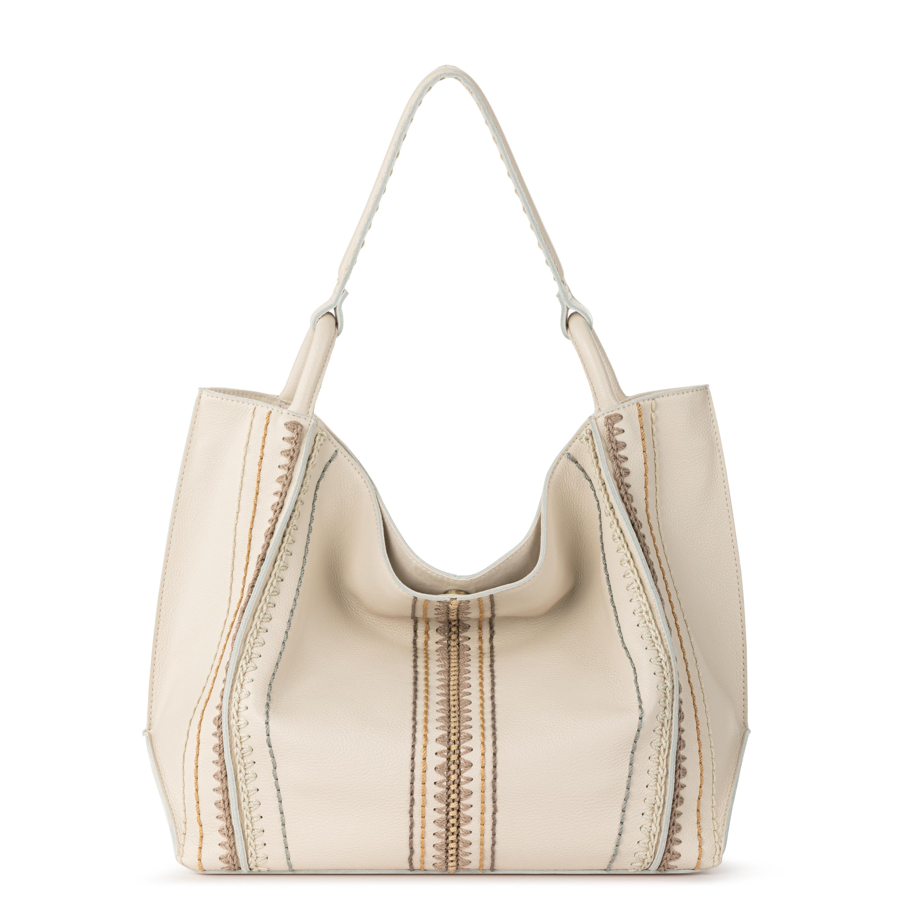 Los Feliz Large Tote - Leather - Stone Neutral Seminyak