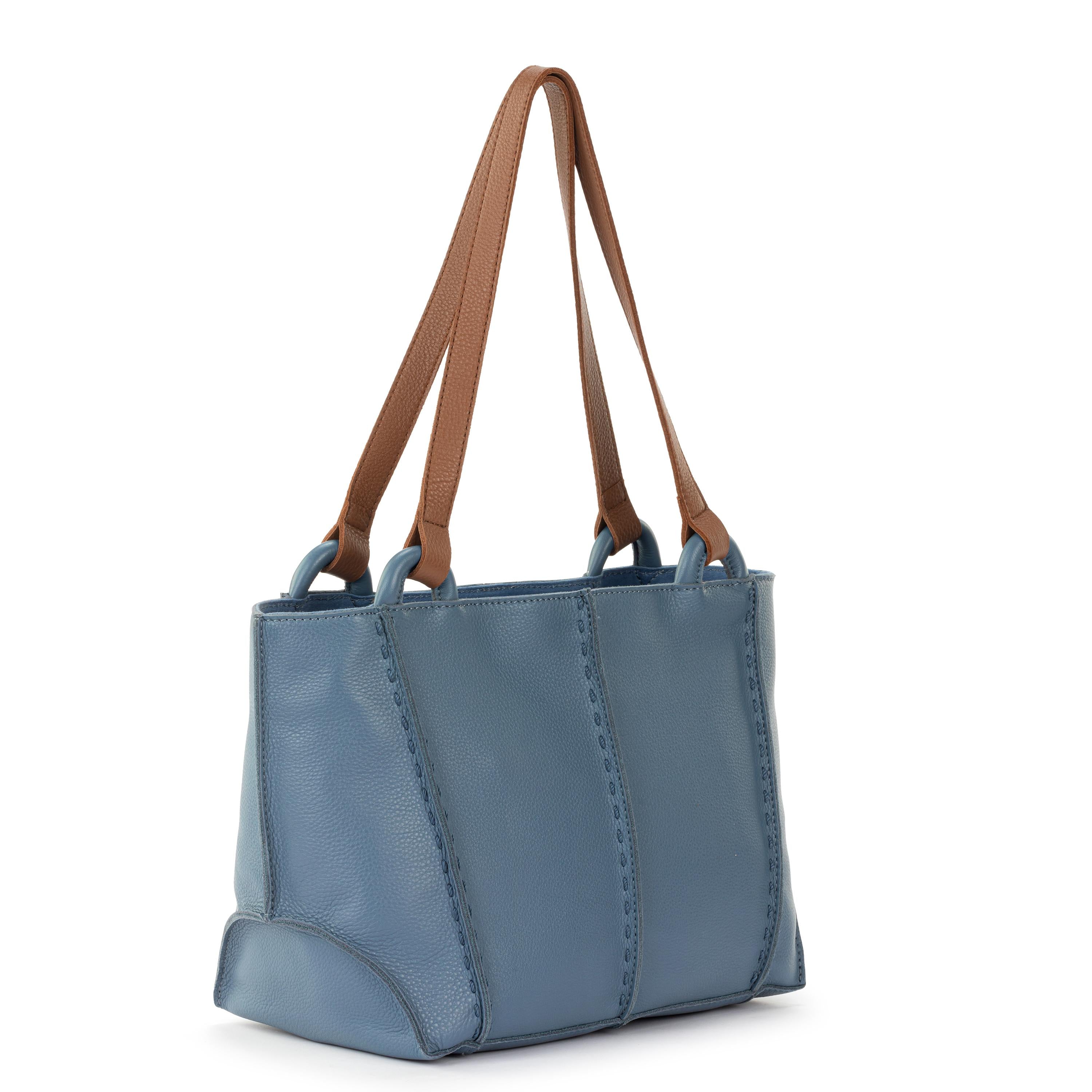 Los Feliz Satchel - Leather - Maritime