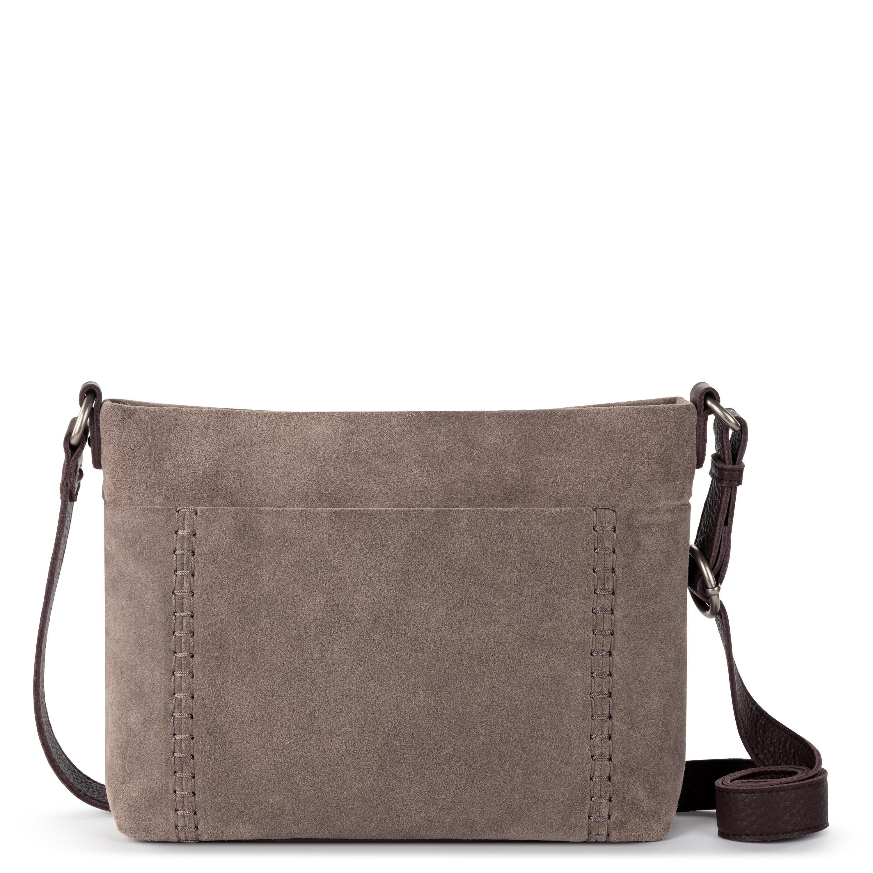 Melrose Crossbody - Leather - Mushroom Suede