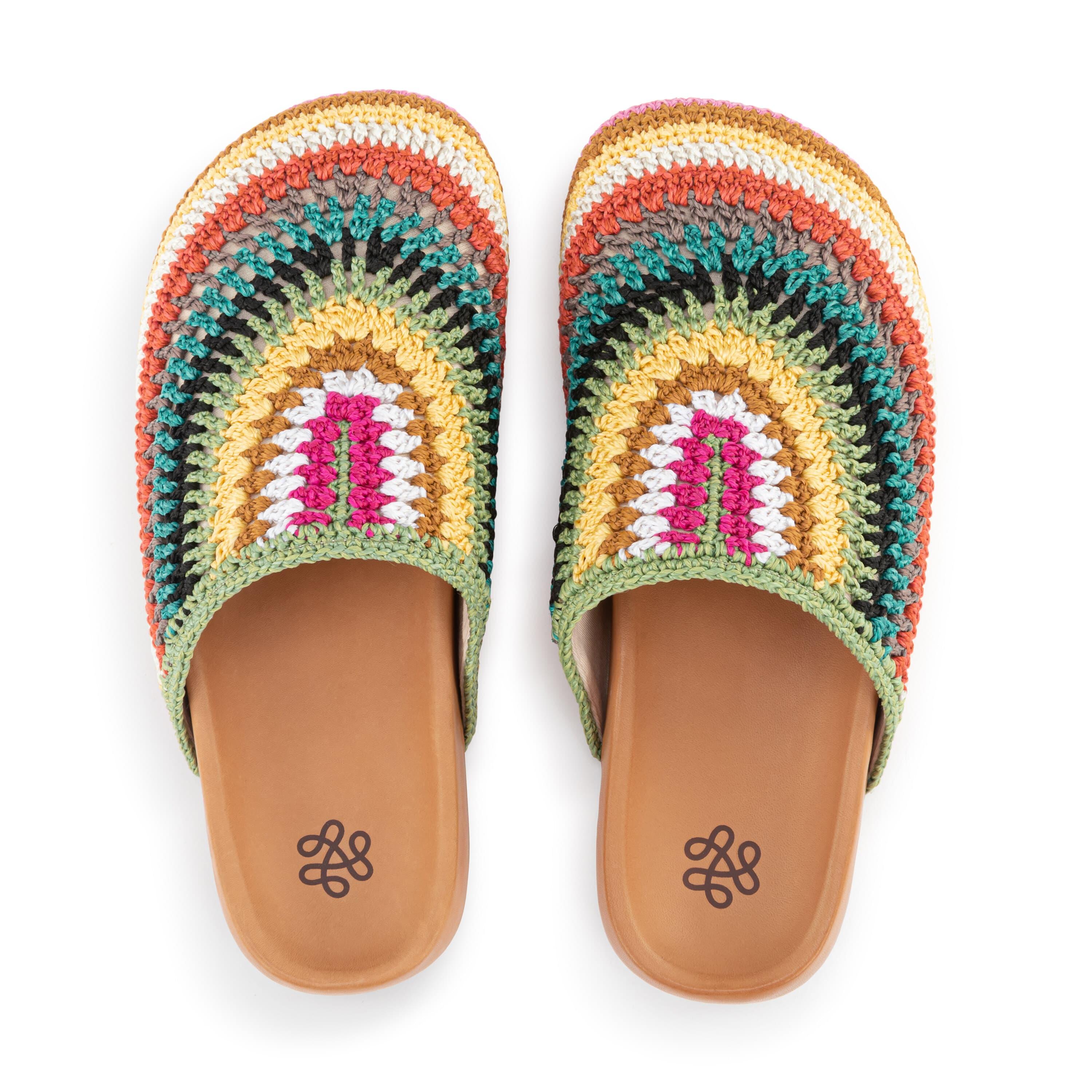 Bolinas Clog - Hand Crochet - Island Dusk