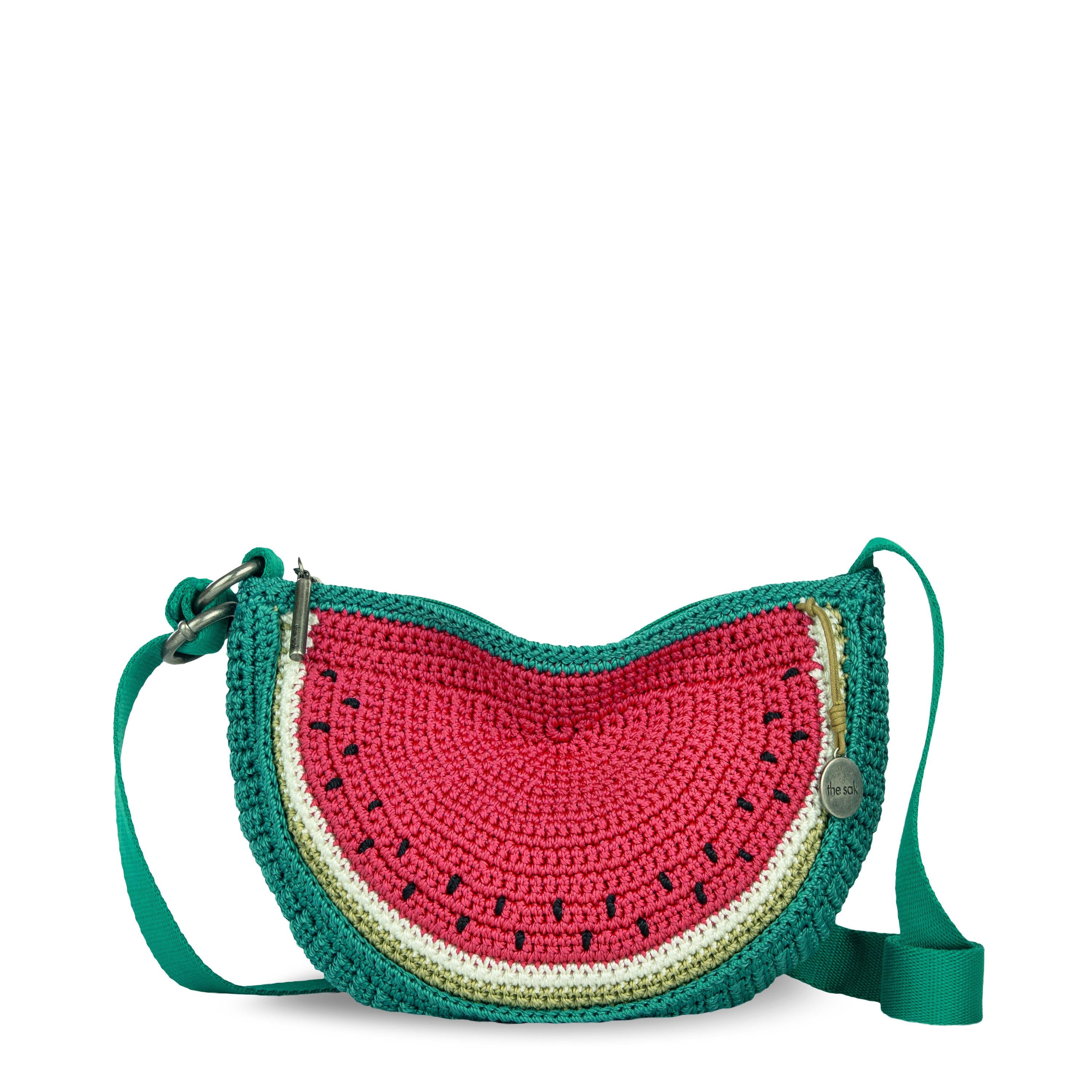 Ryder Small Crossbody - Hand Crochet - Watermelon