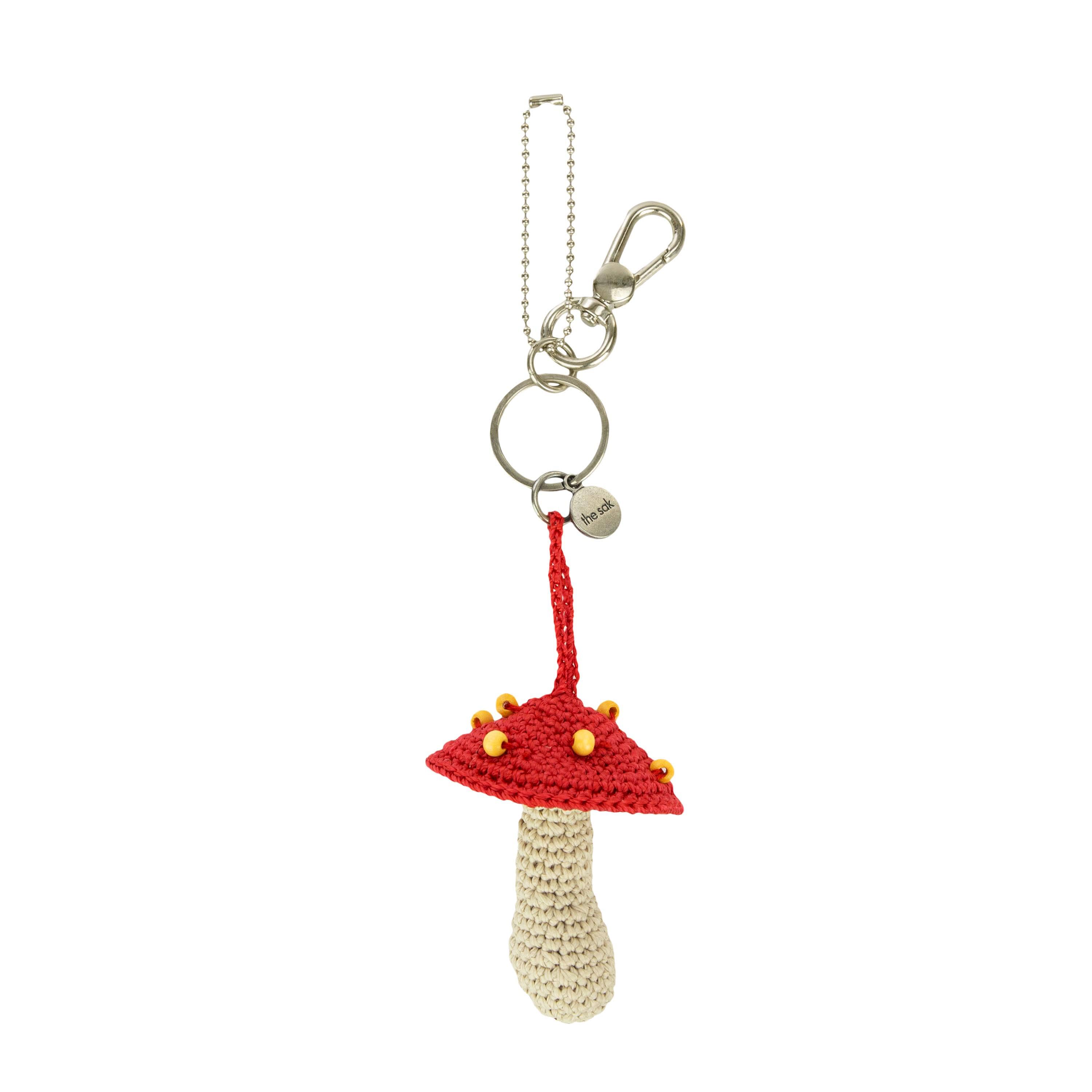 Yarnicharmz Dangle - Hand Crochet - Mushroom