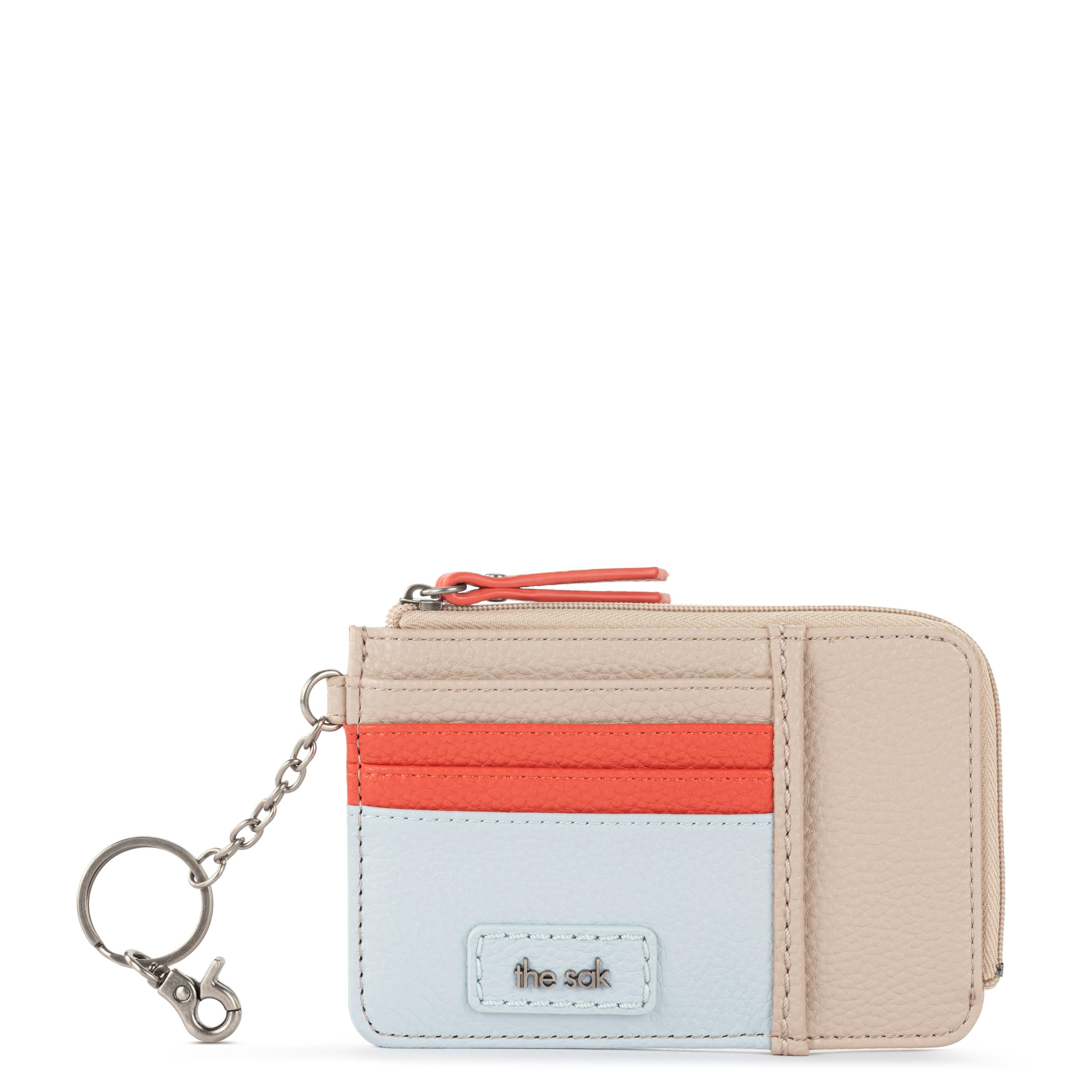 Iris Card Wallet - Leather - Sand Cayenne Block