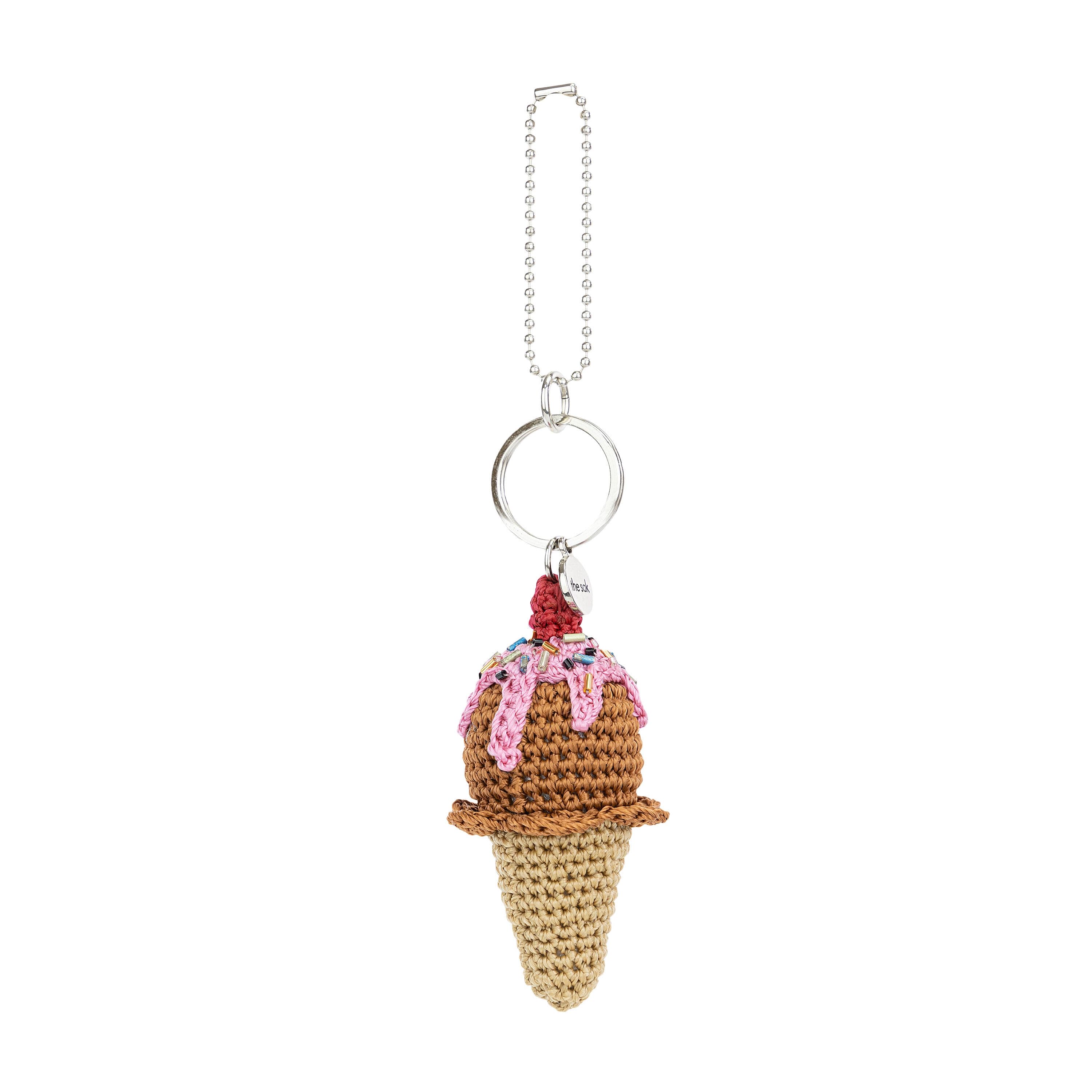 Yarnicharmz Dangle - Hand Crochet - Chocolate