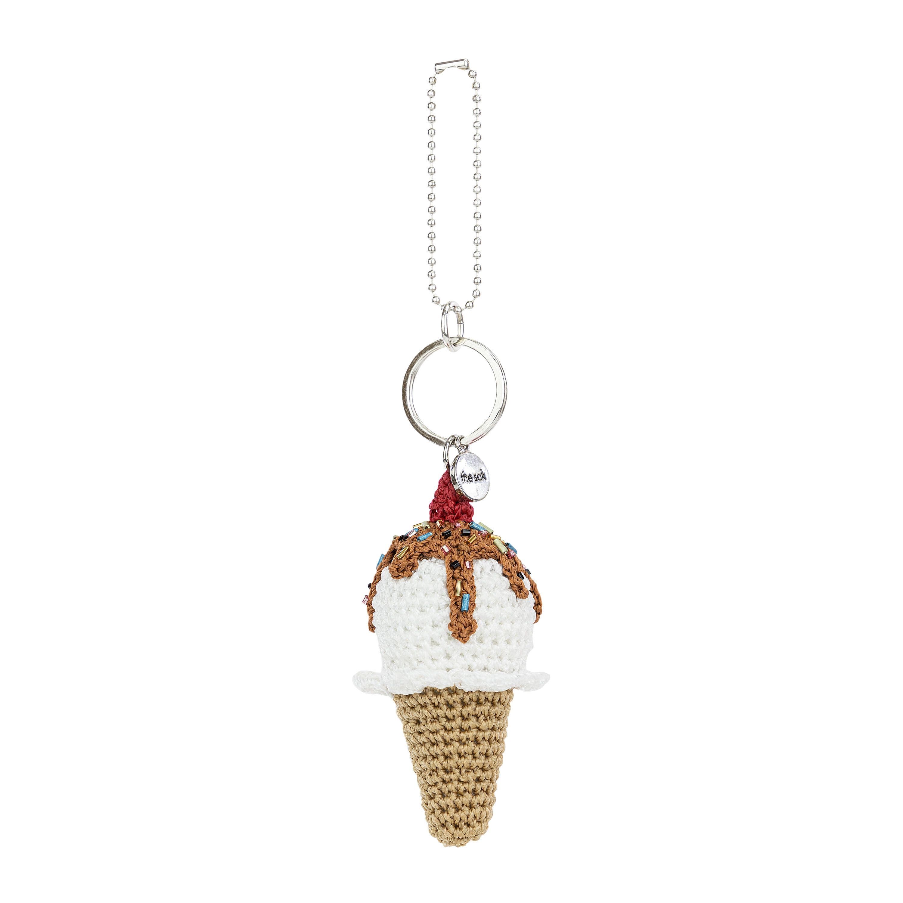 Yarnicharmz Dangle - Hand Crochet - Vanilla