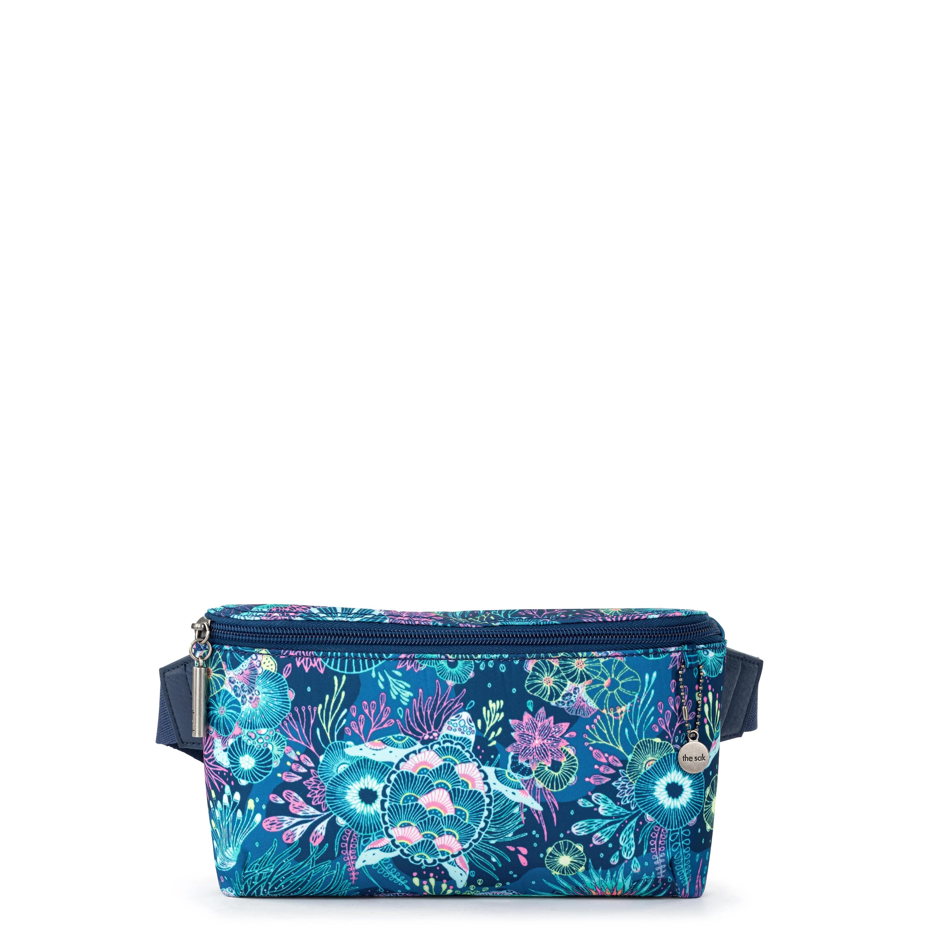 Caraway Small Belt Bag - EcoTwill - Royal Blue Seascape