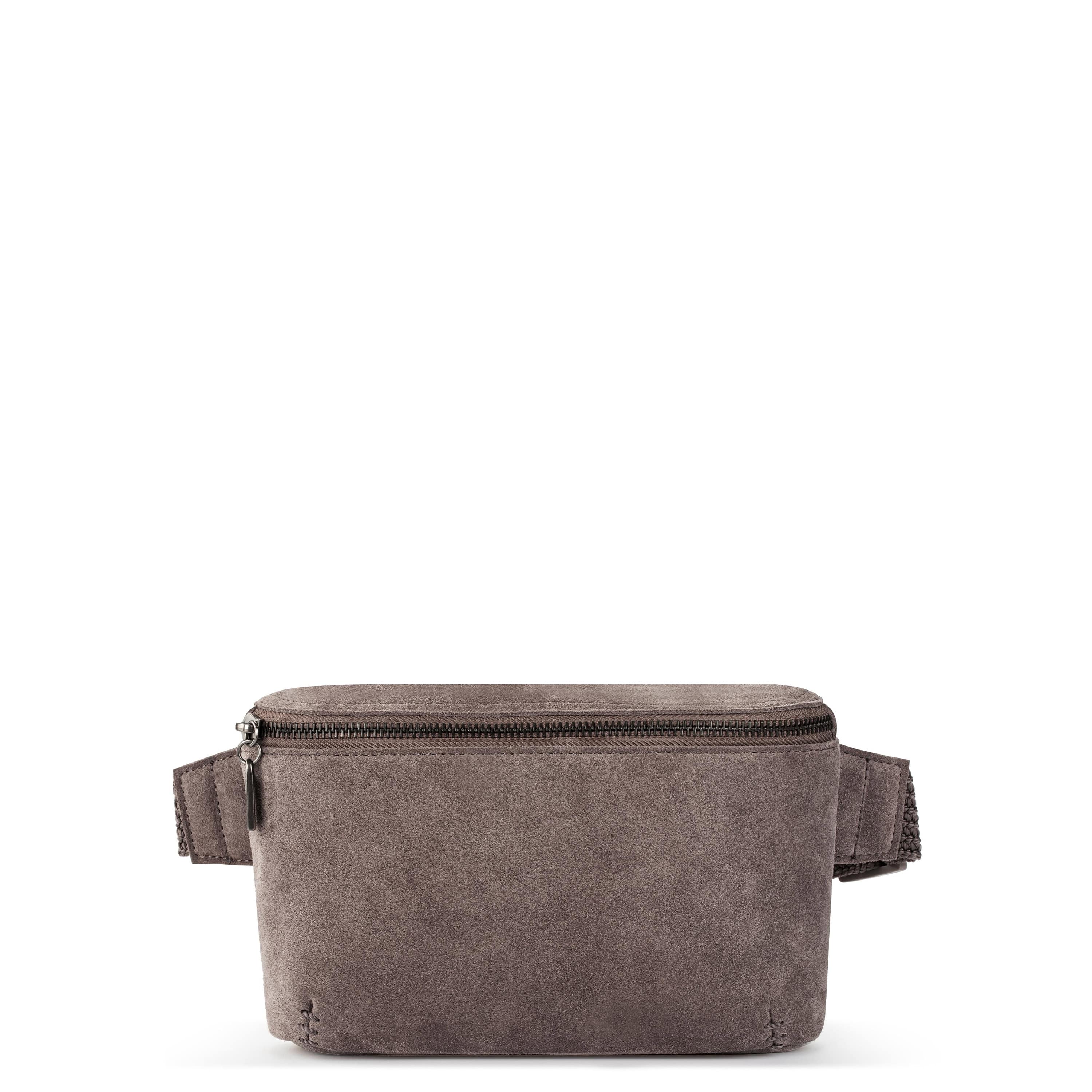 Caraway Small Belt Bag - Leather - Mushroom Suede