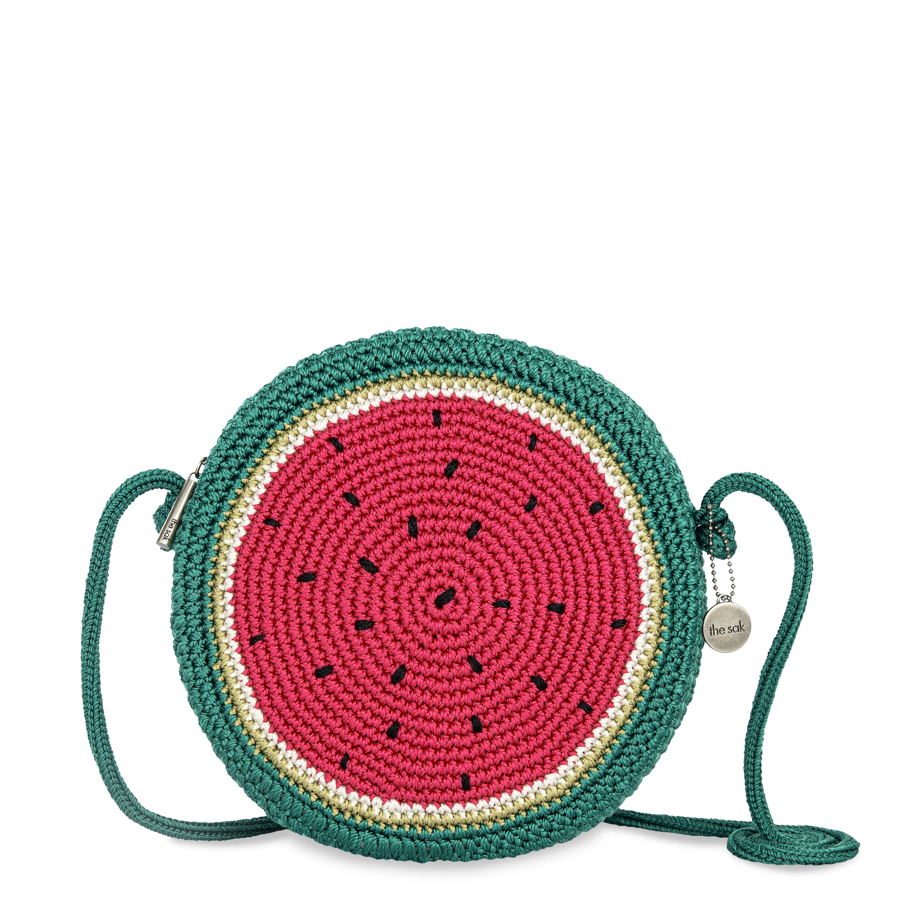 Kenna Small Crossbody - Hand Crochet - Watermelon