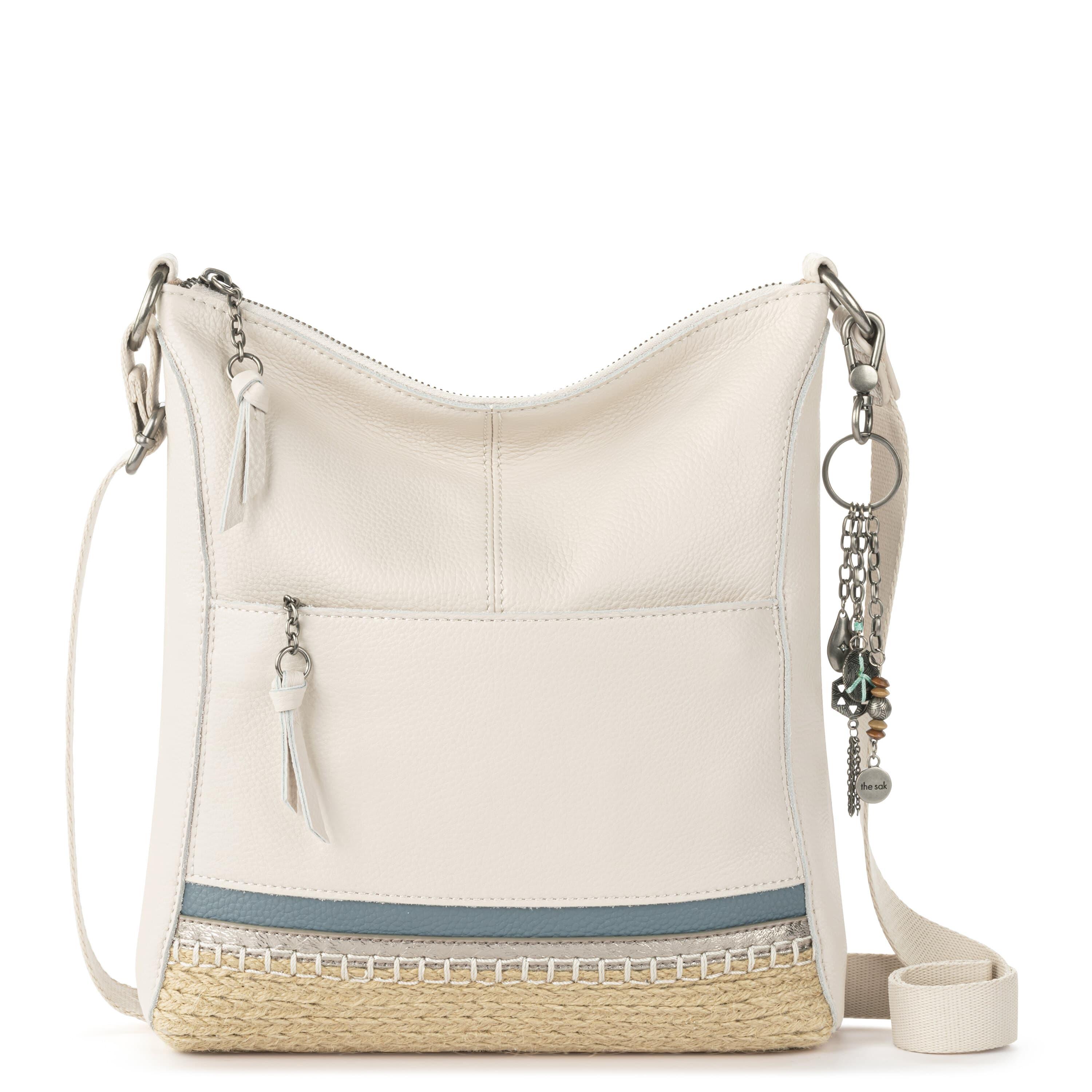 Lucia Crossbody - Leather - Coastal Block Espadrille