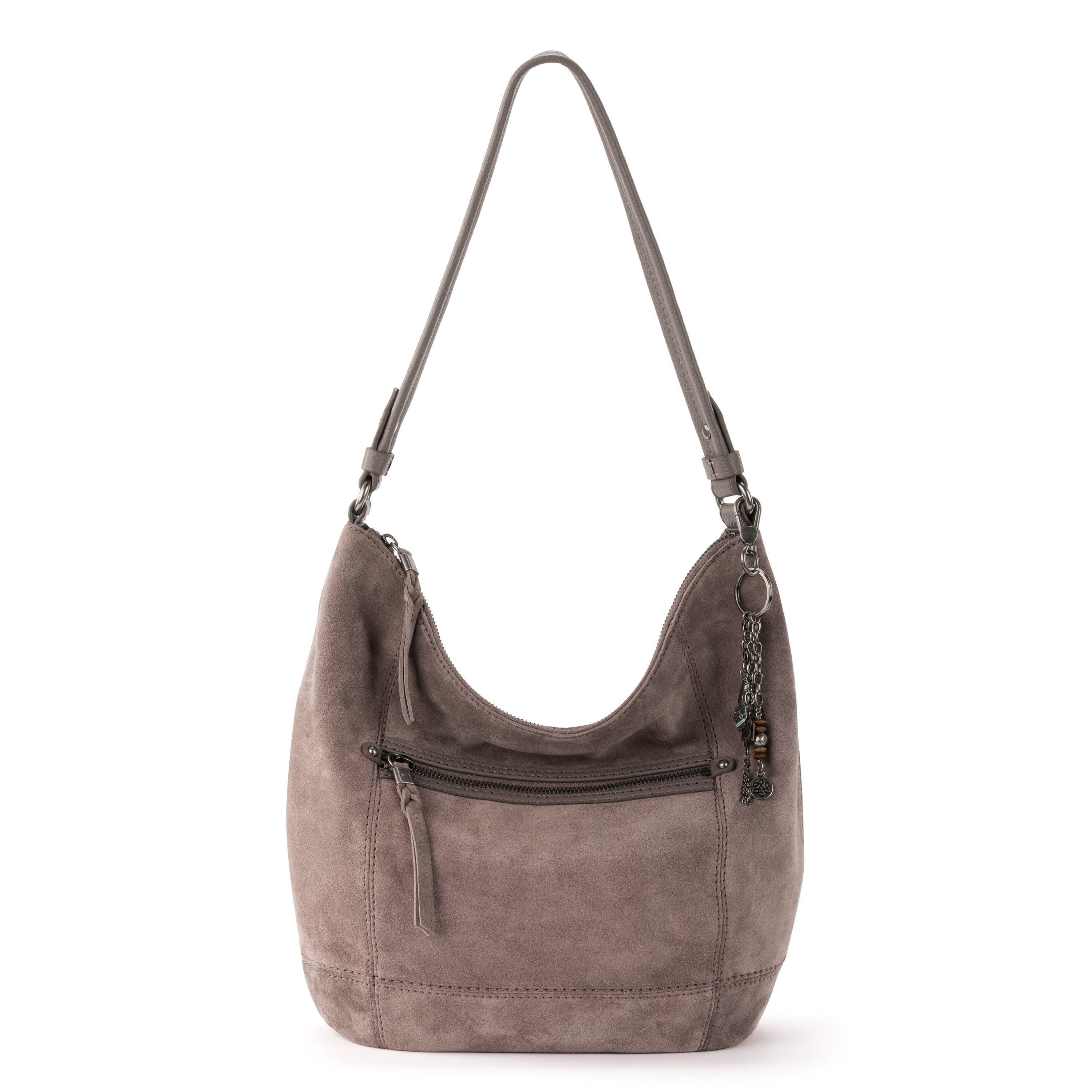 Sequoia Hobo - Leather - Mushroom Suede
