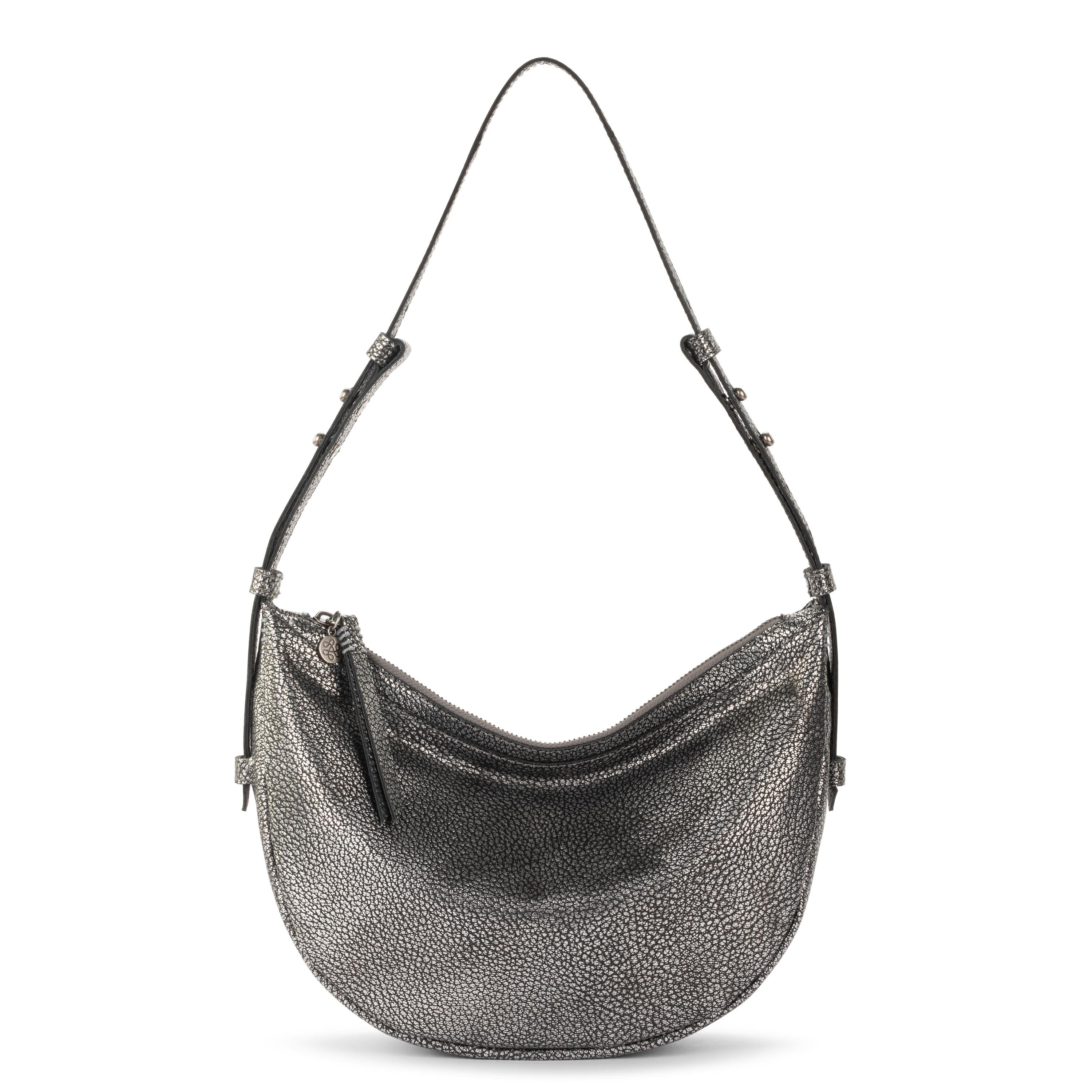 Tess Shoulder Bag - Leather - Dark Silver