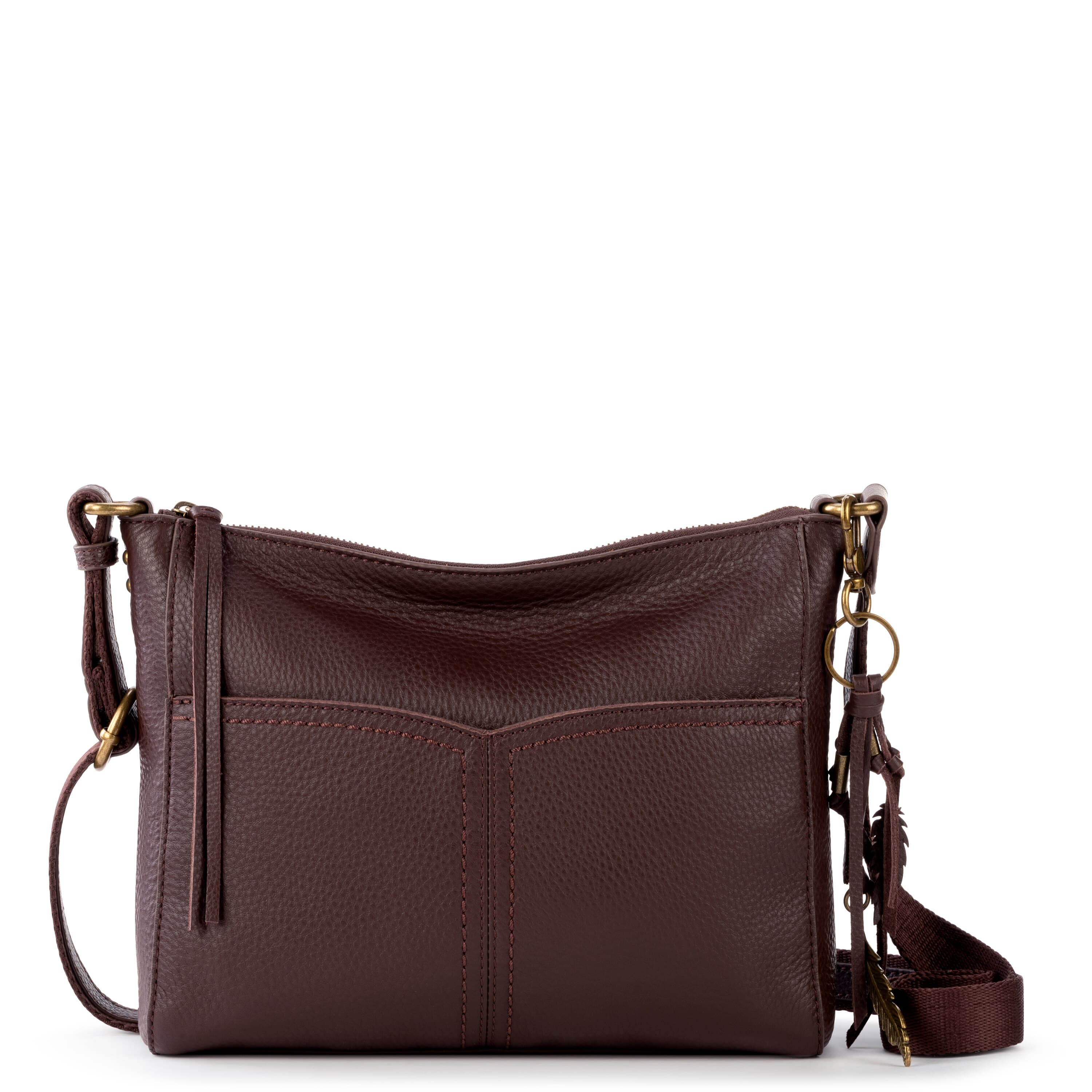 Alameda Crossbody - Leather - Mahogany