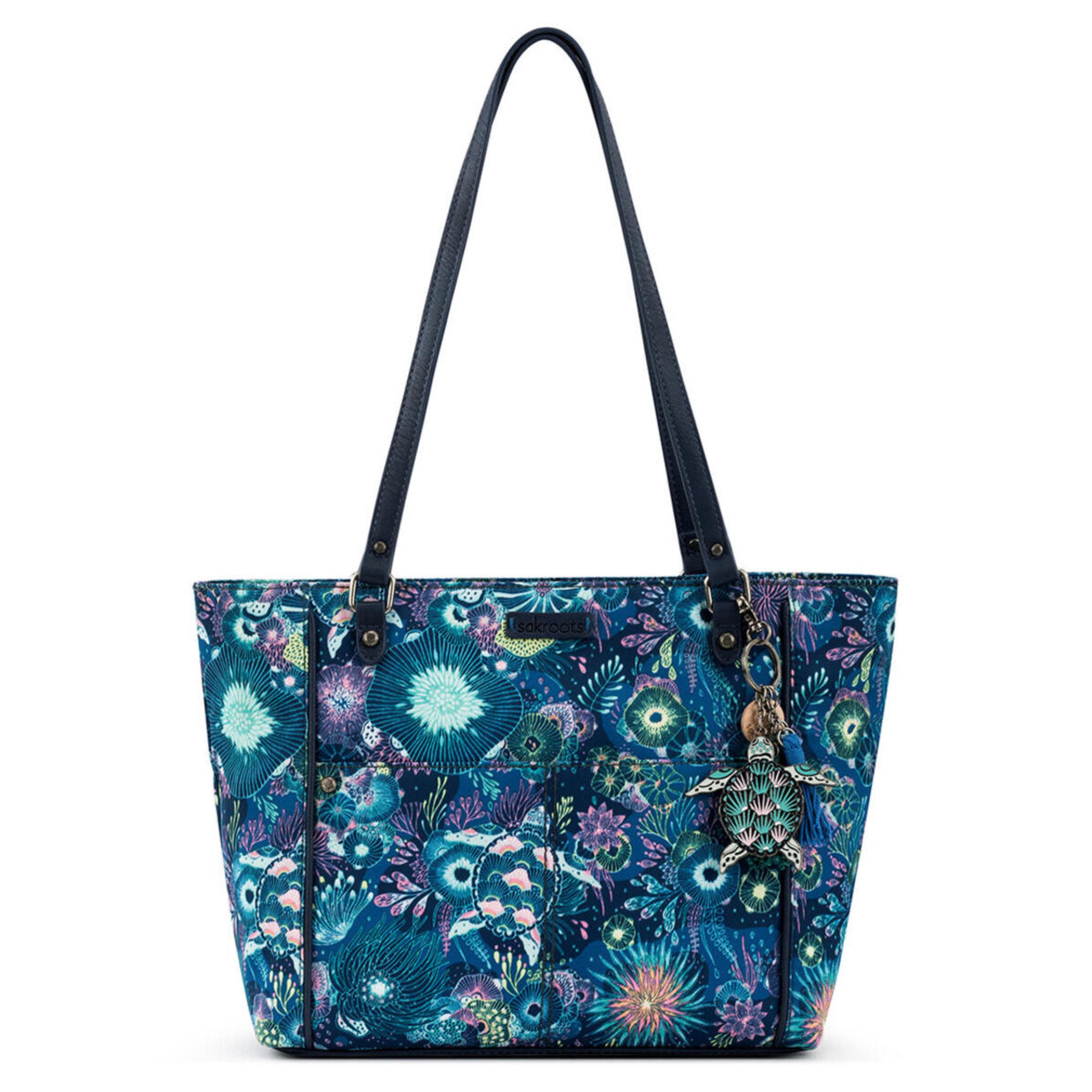 Metro Tote - EcoTwill - Royal Blue Seascape