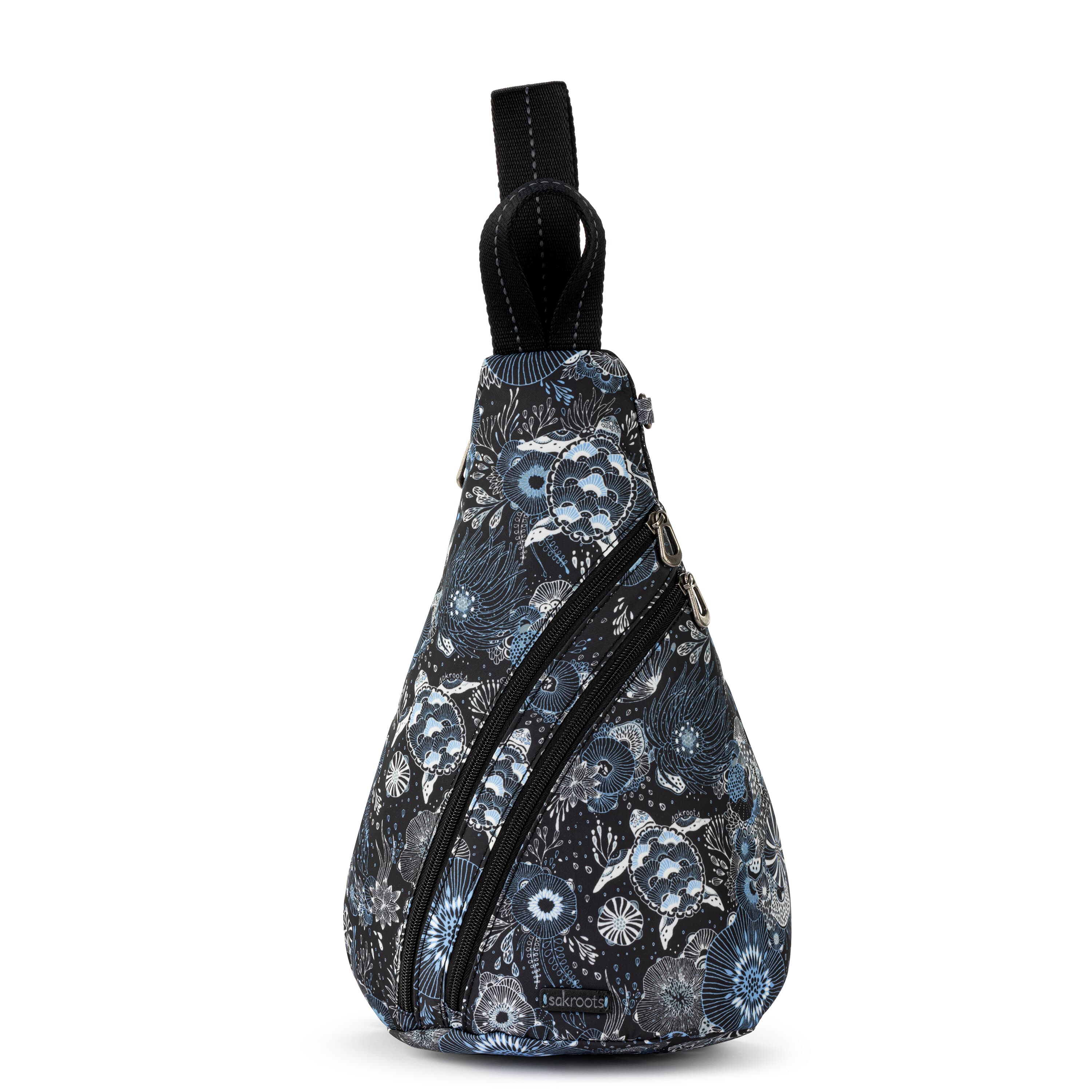 On The Go Sling Backpack - EcoTwill - Midnight Seascape